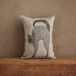 Scaredy Black Cat Pillow - Joy