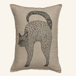 Scaredy Black Cat Pillow - Joy