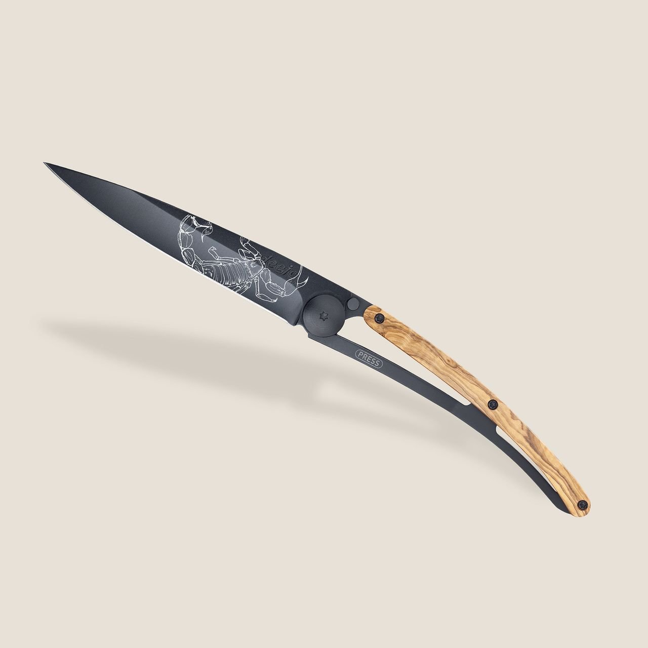 Scorpio Olive Wood Knife - Joy
