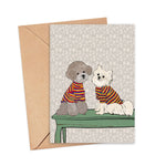 Screech Owl Design Greeting Cards - Joy