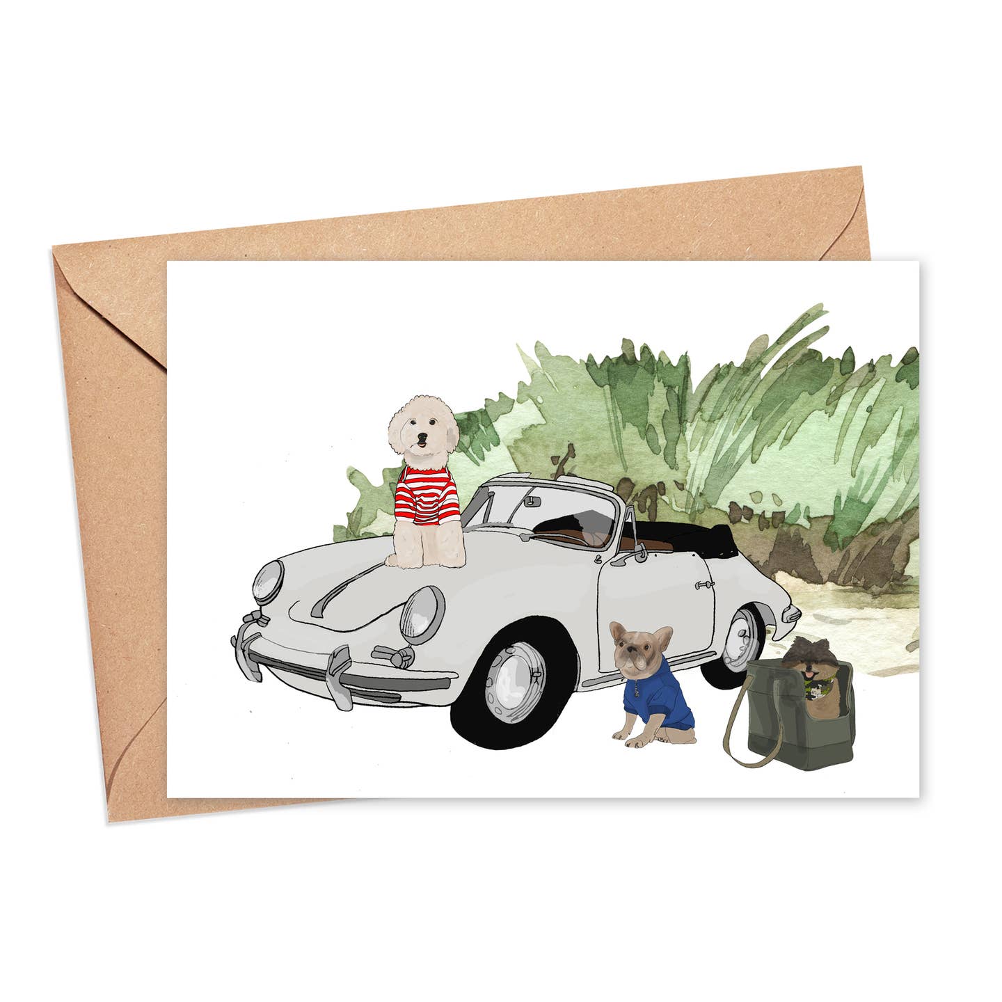 Screech Owl Design Greeting Cards - Joy