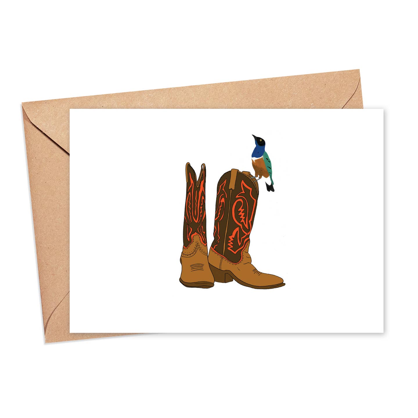 Screech Owl Design Greeting Cards - Joy