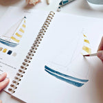 Seaside watercolor workbook - Joy