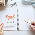 Seaside watercolor workbook - Joy