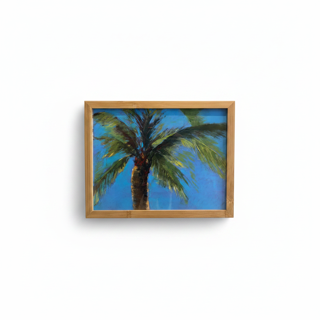 Sepia Palm Trees Paintings - Joy