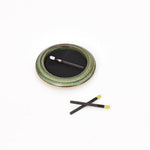 Seto Incense Tray - Round Green - Joy