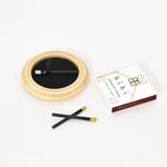 Seto Incense Tray - Round Yellow - Joy