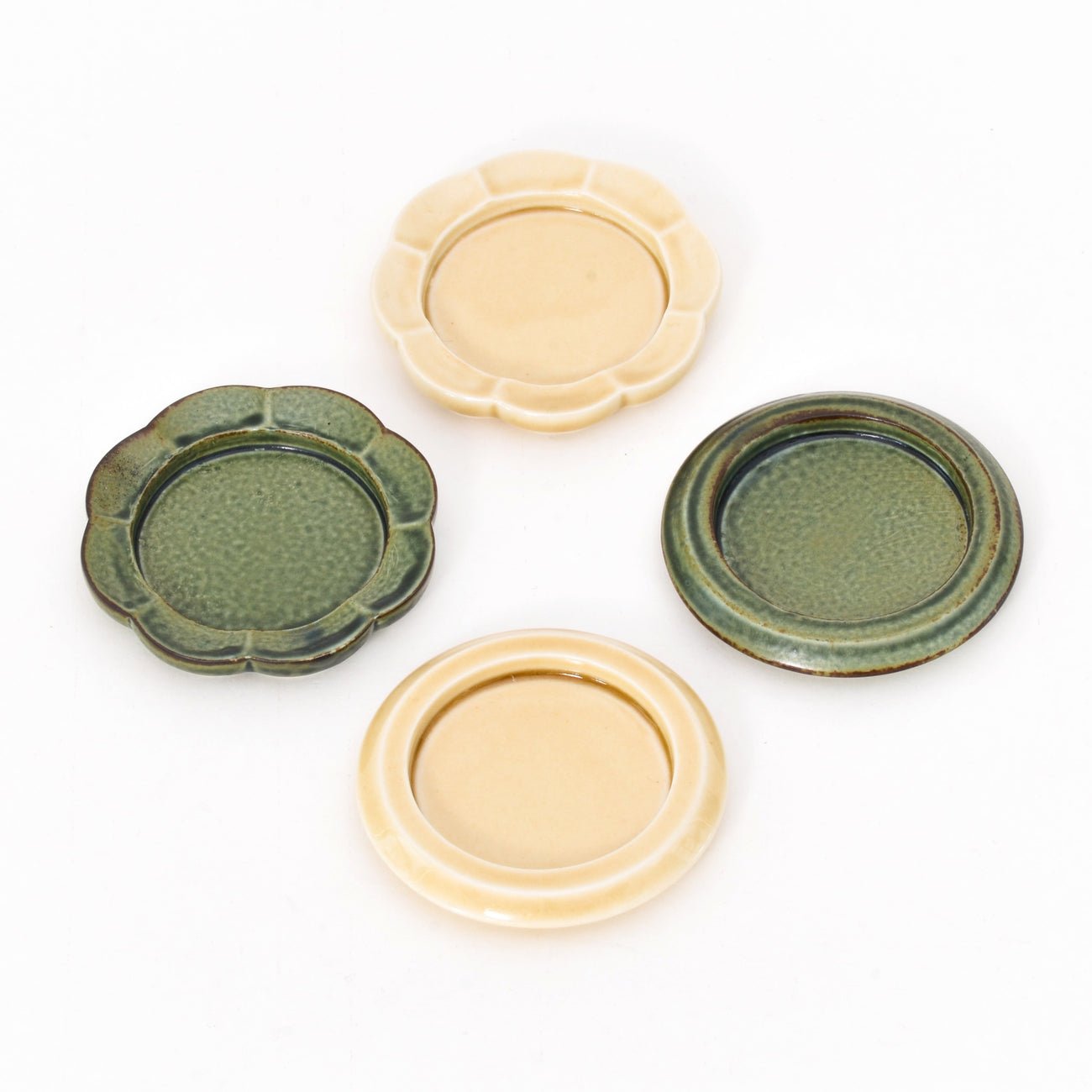 Seto Incense Tray - Round Yellow - Joy