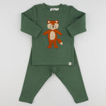 Shaggy Fox Baby Rib 2pc Set - Joy
