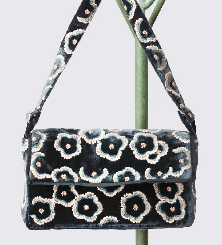 Silk Velvet Shoulder Bag - Joy Gift Shoppe