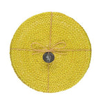 Silky Jute Placemats: Sulphur Yellow - Joy