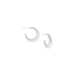 Silver Small Post Hoop - Joy