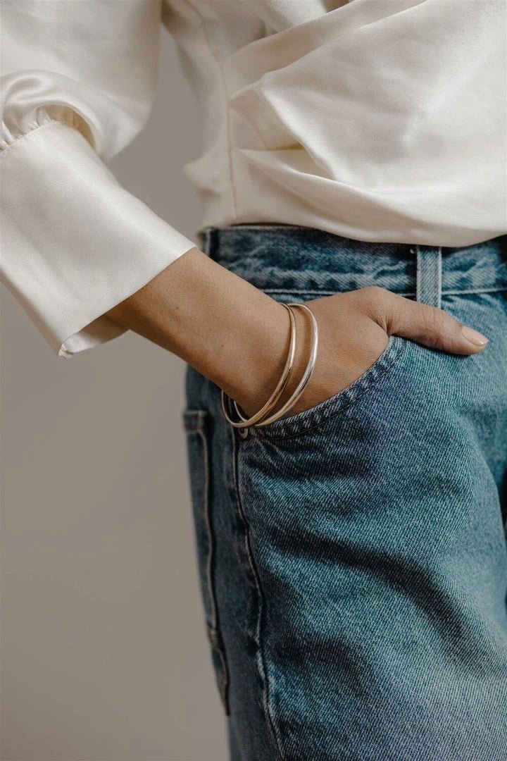 Silver Tides Bangle - Joy Gift Shoppe