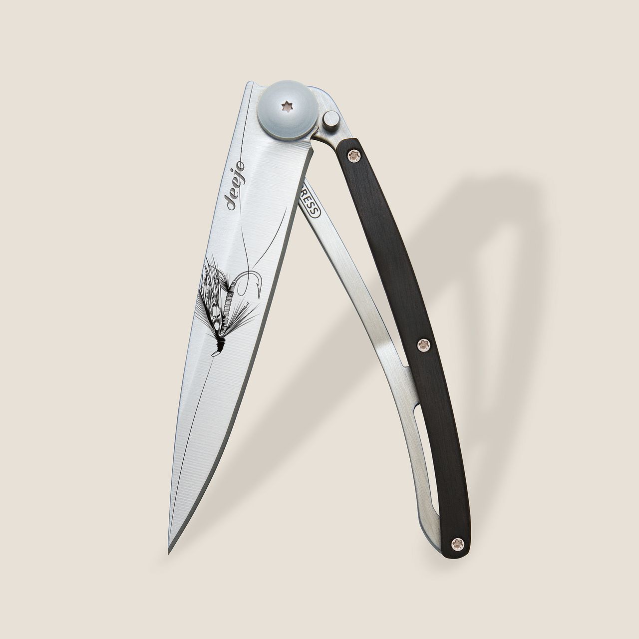 Silver Wilkinson Ebony Wood Knife - Joy