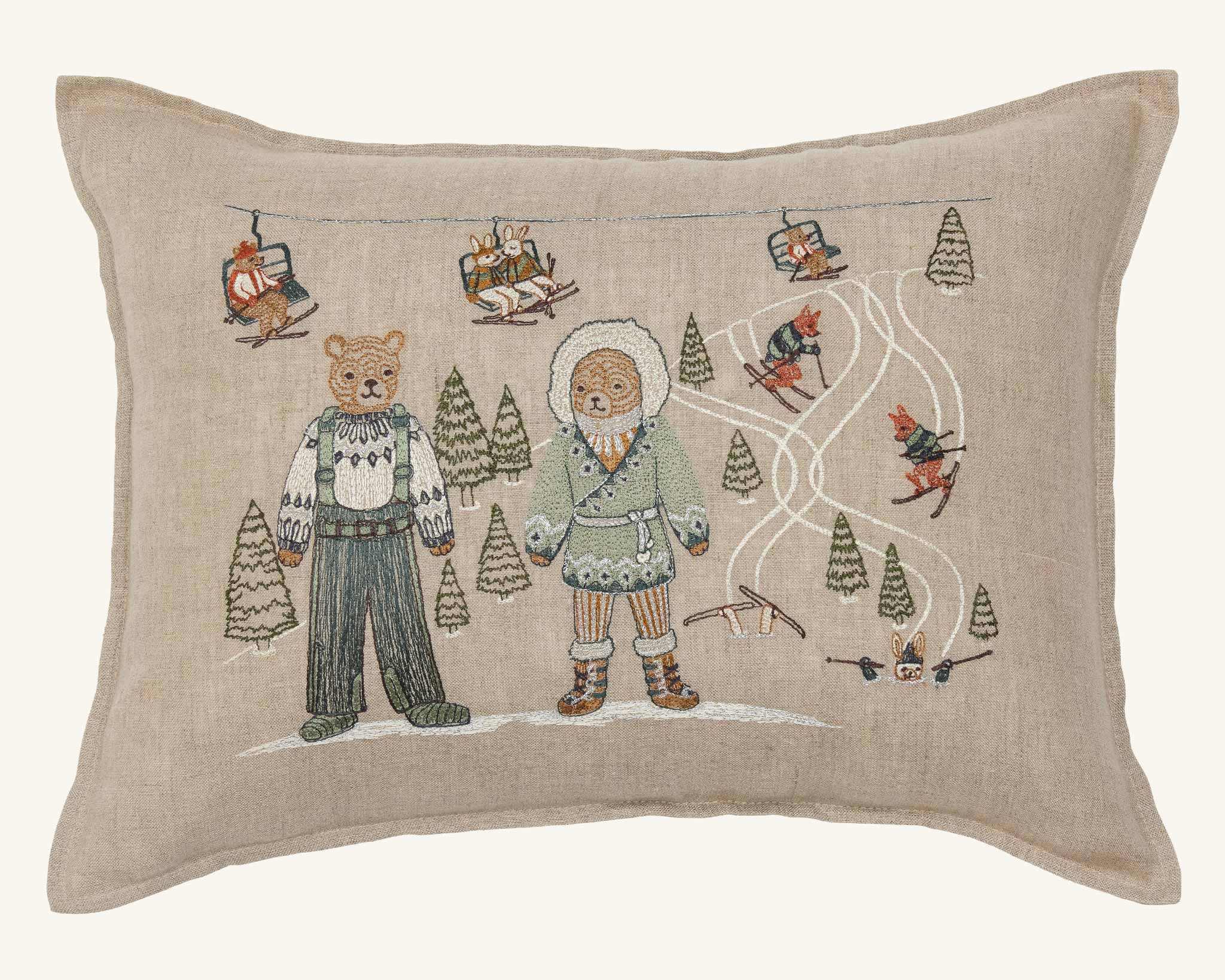 Ski Slope Pillow - Joy Gift Shoppe