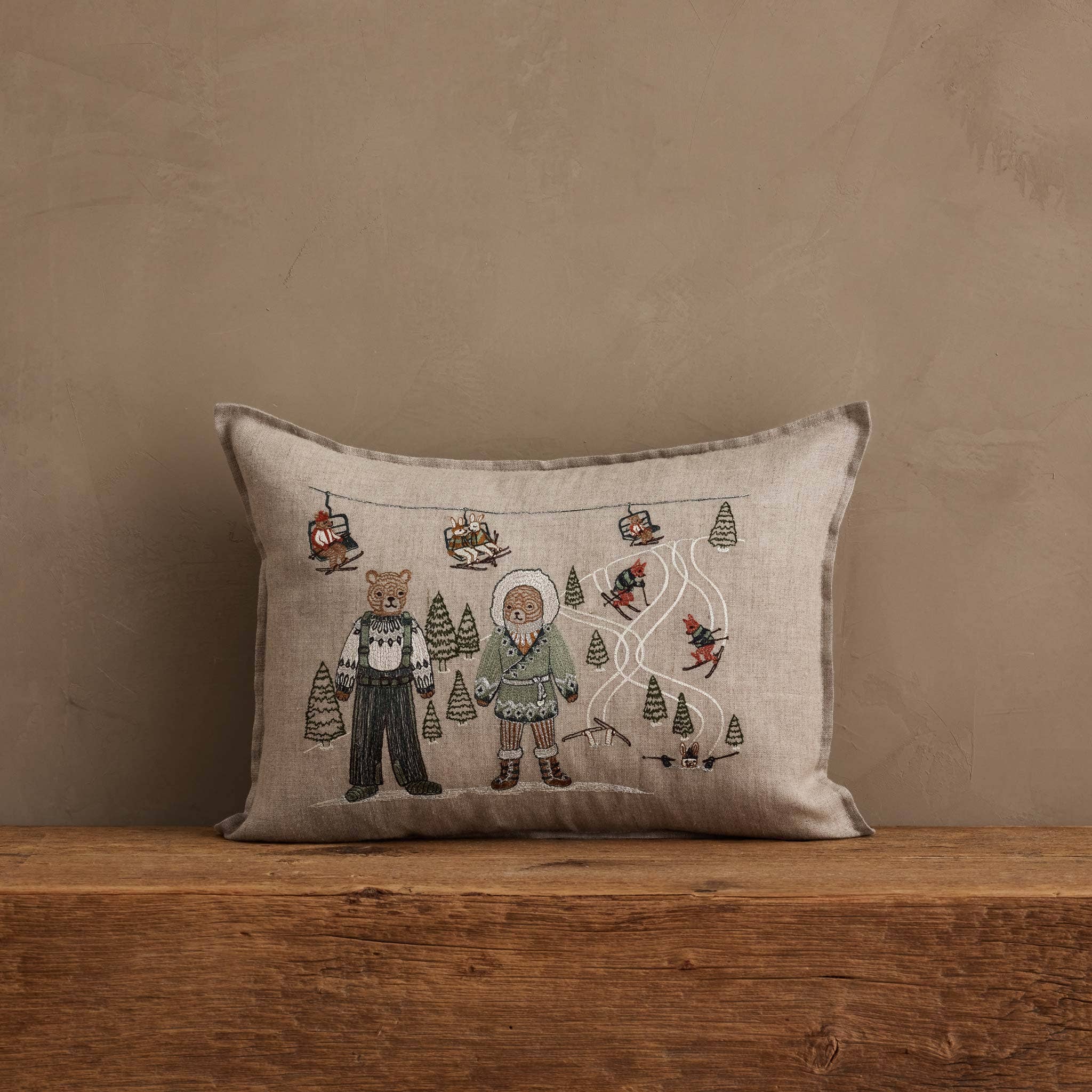 Ski Slope Pillow - Joy Gift Shoppe