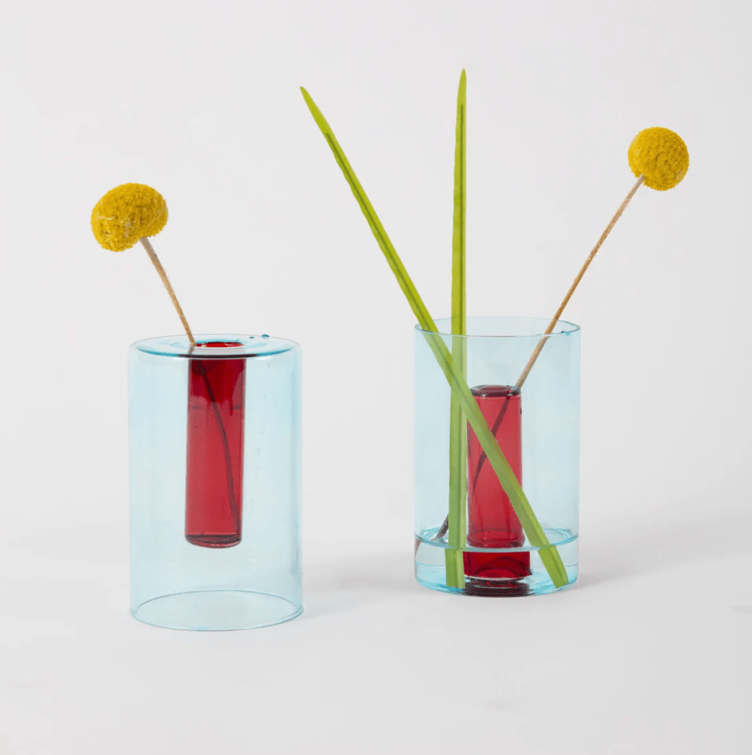 Small Reversible Glass Vase - Joy Gift Shoppe