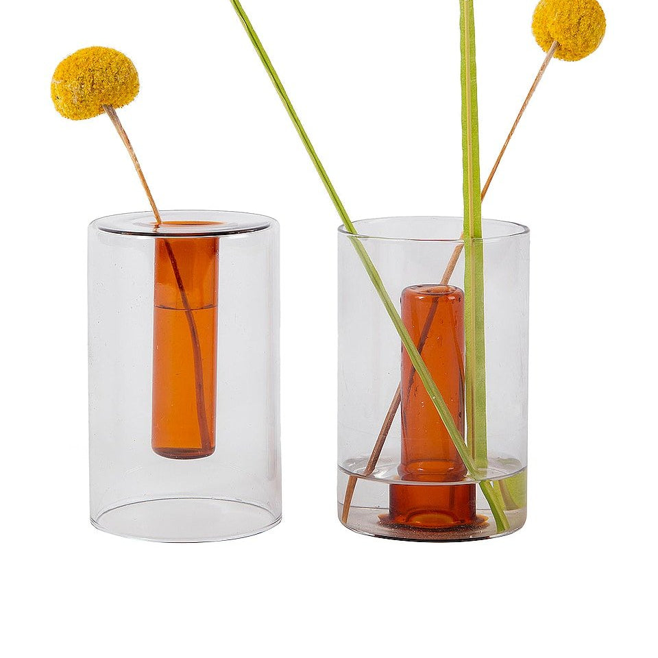 Small Reversible Glass Vase - Joy Gift Shoppe