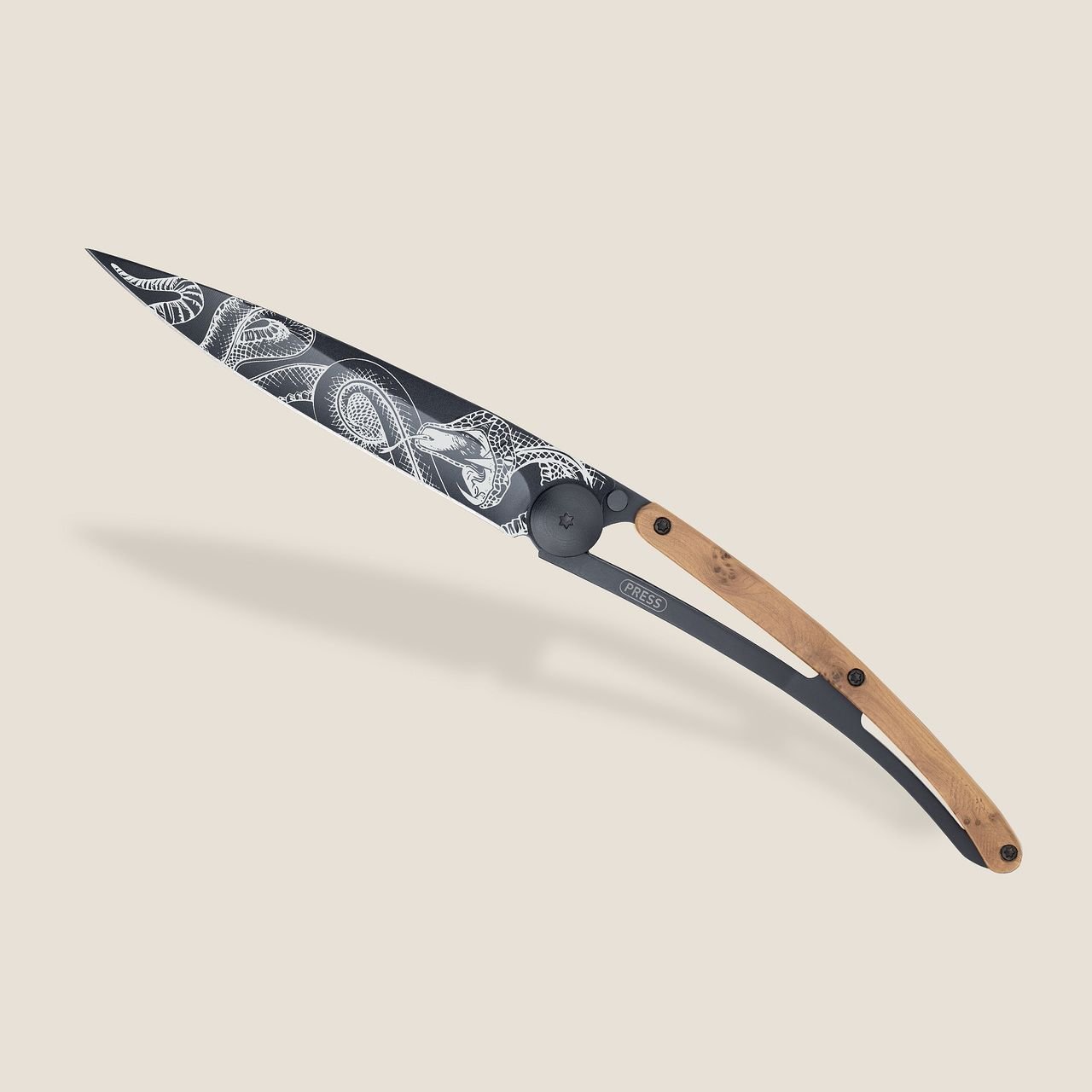 Snake Juniper Wood Knife - Joy