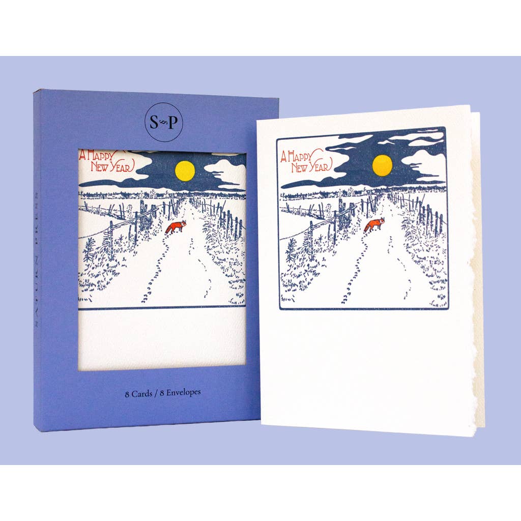 Snow Fox - Boxed Set of 8 - Joy