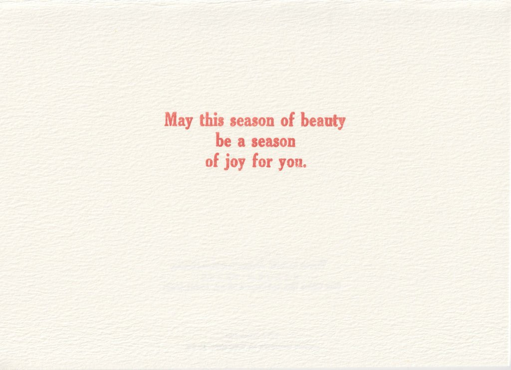 Snow Fox Holiday Card - Joy