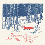Snow Fox Holiday Card - Joy