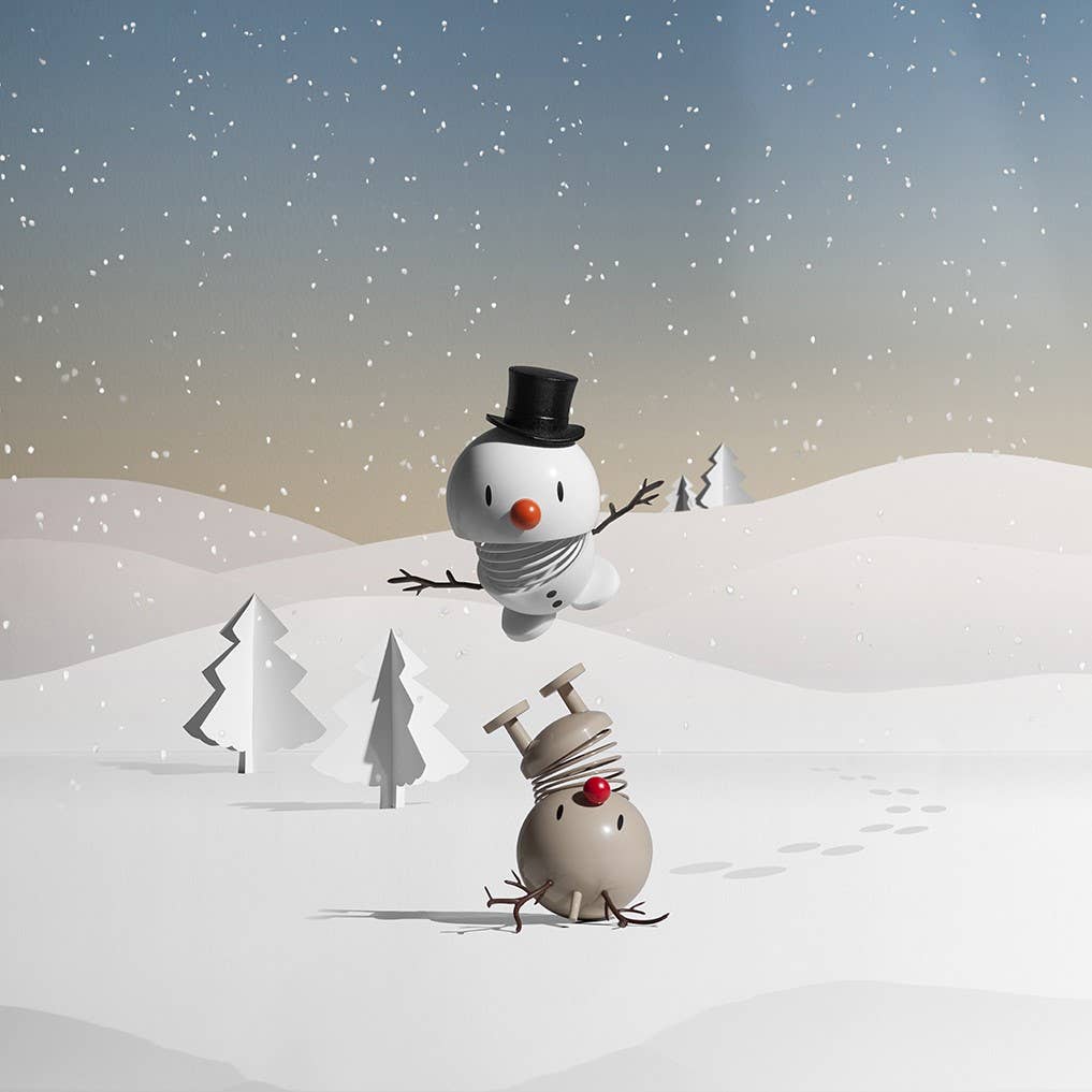 Snowman Bumble S White - Joy Gift Shoppe