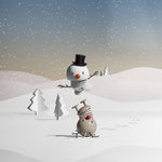 Snowman Bumble S White - Joy Gift Shoppe