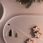 Snowy Landscape Serving Platter - Joy