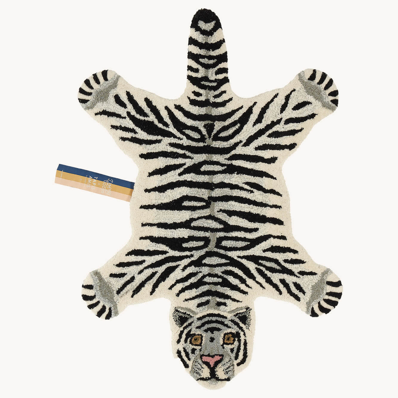 Snowy Tiger Rug - Joy