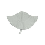 Solid Muslin Desert Green Wide Brim Sunhat - Joy