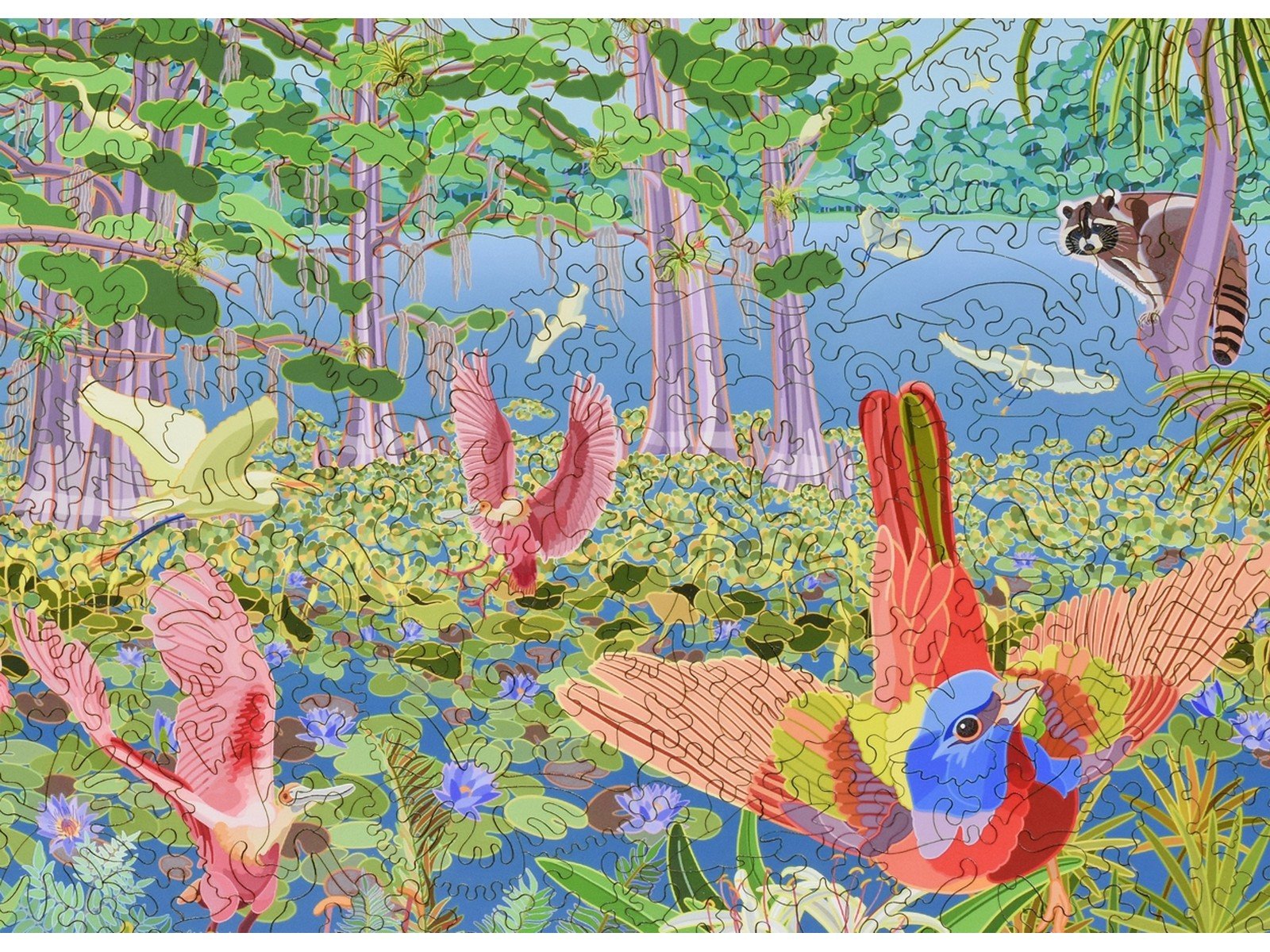 Spring in the Everglades, Florida Puzzle - Joy Gift Shoppe
