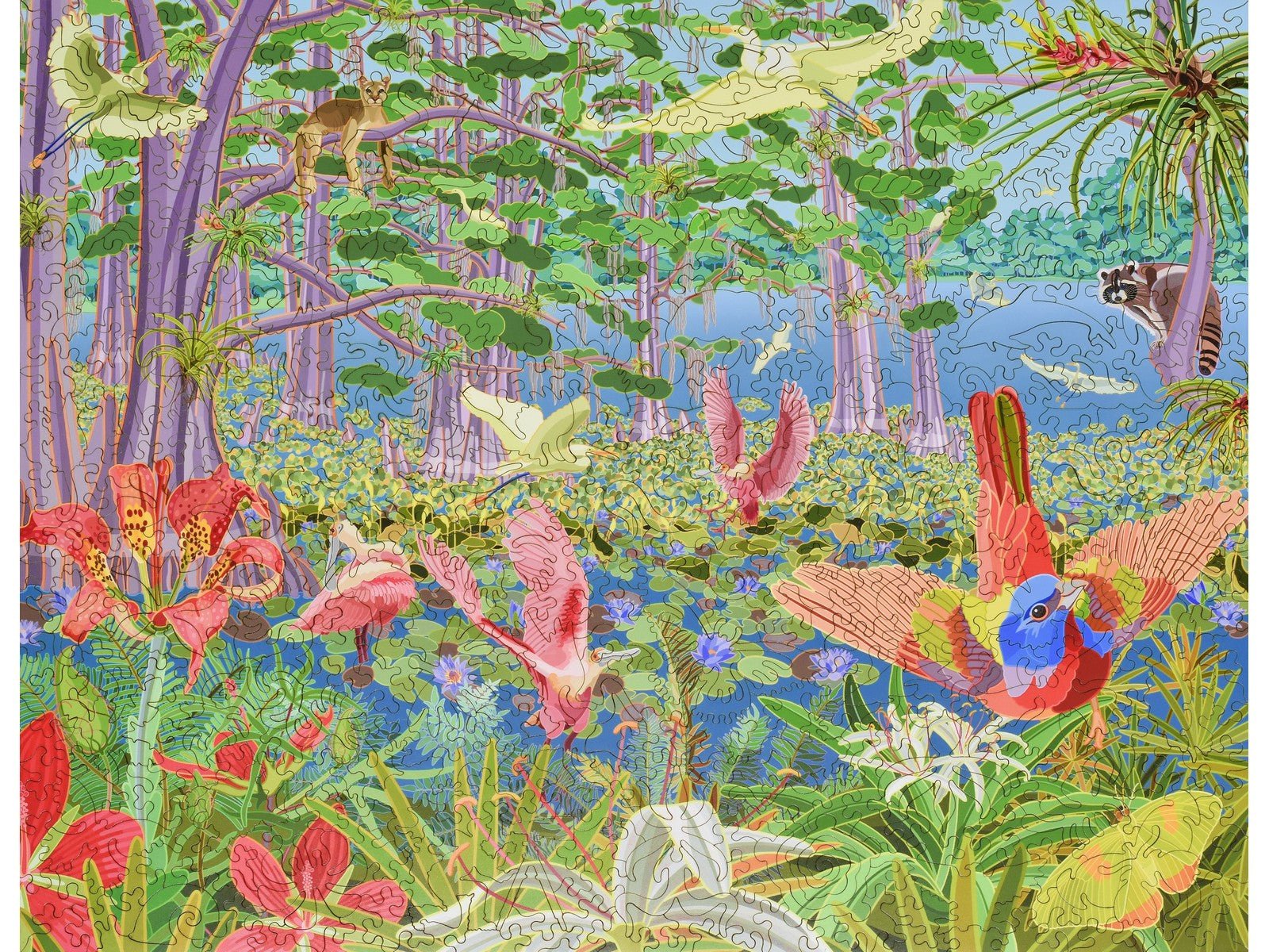 Spring in the Everglades, Florida Puzzle - Joy Gift Shoppe