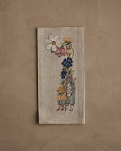Spring Parade Bluebonnet Tea Towel - Joy