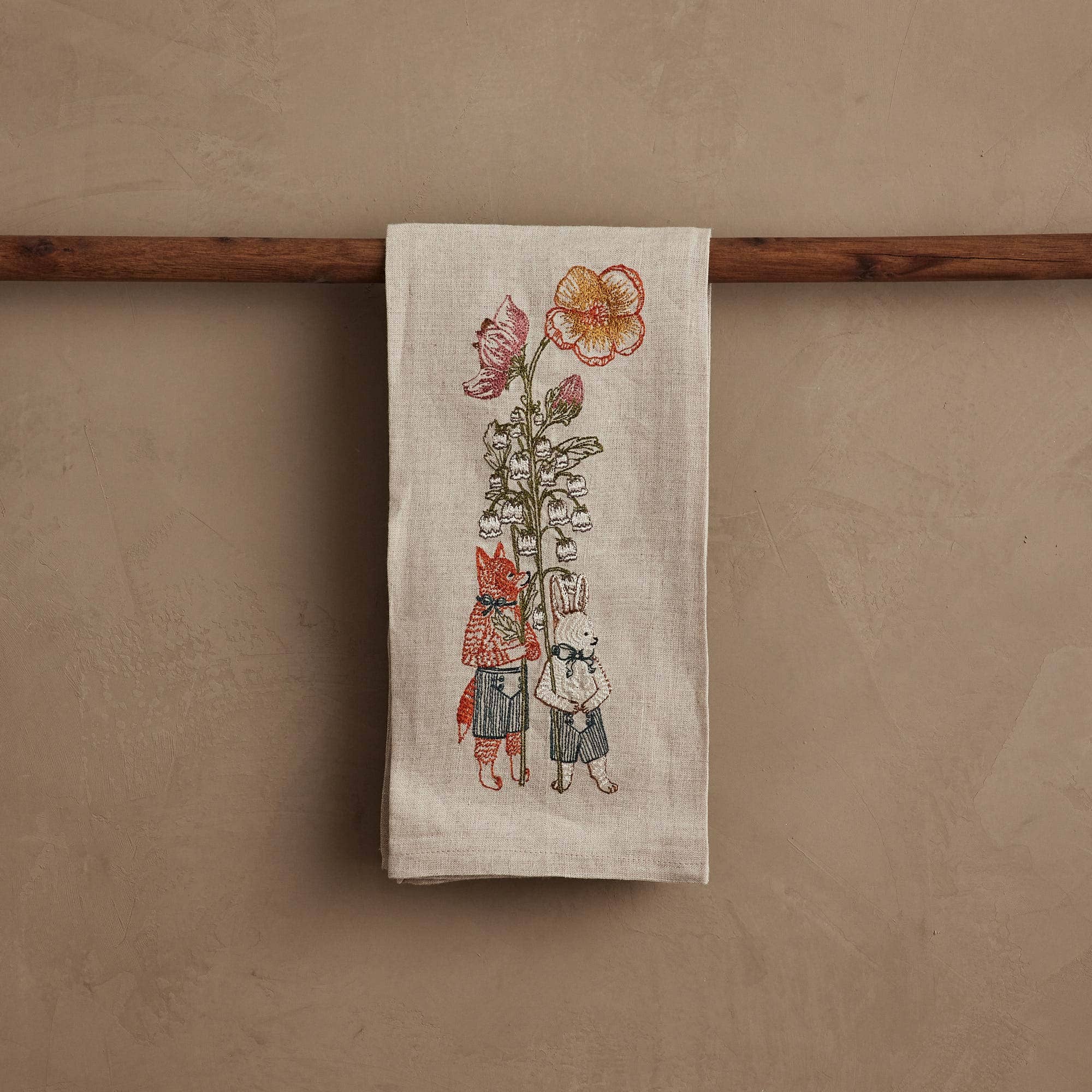 Spring Parade Lily Tea Towel - Joy