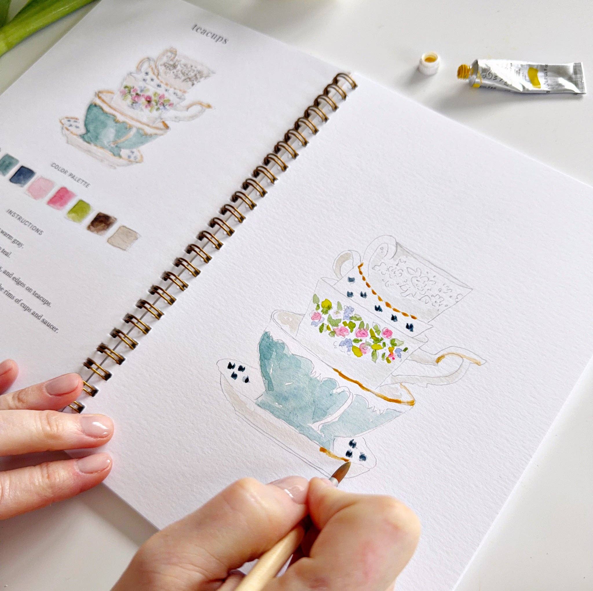 Spring Watercolor Workbook - Joy