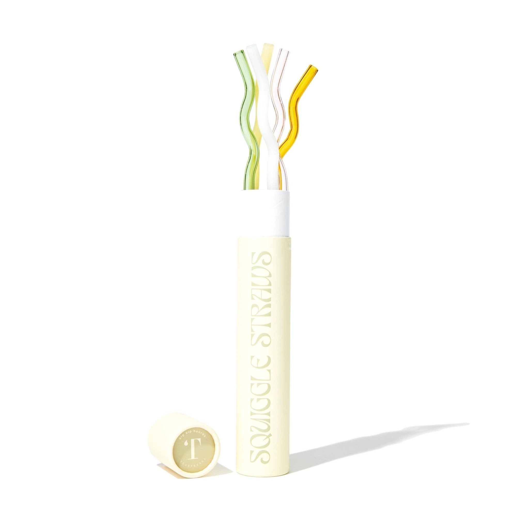 Squiggle Glass Straws - Joy