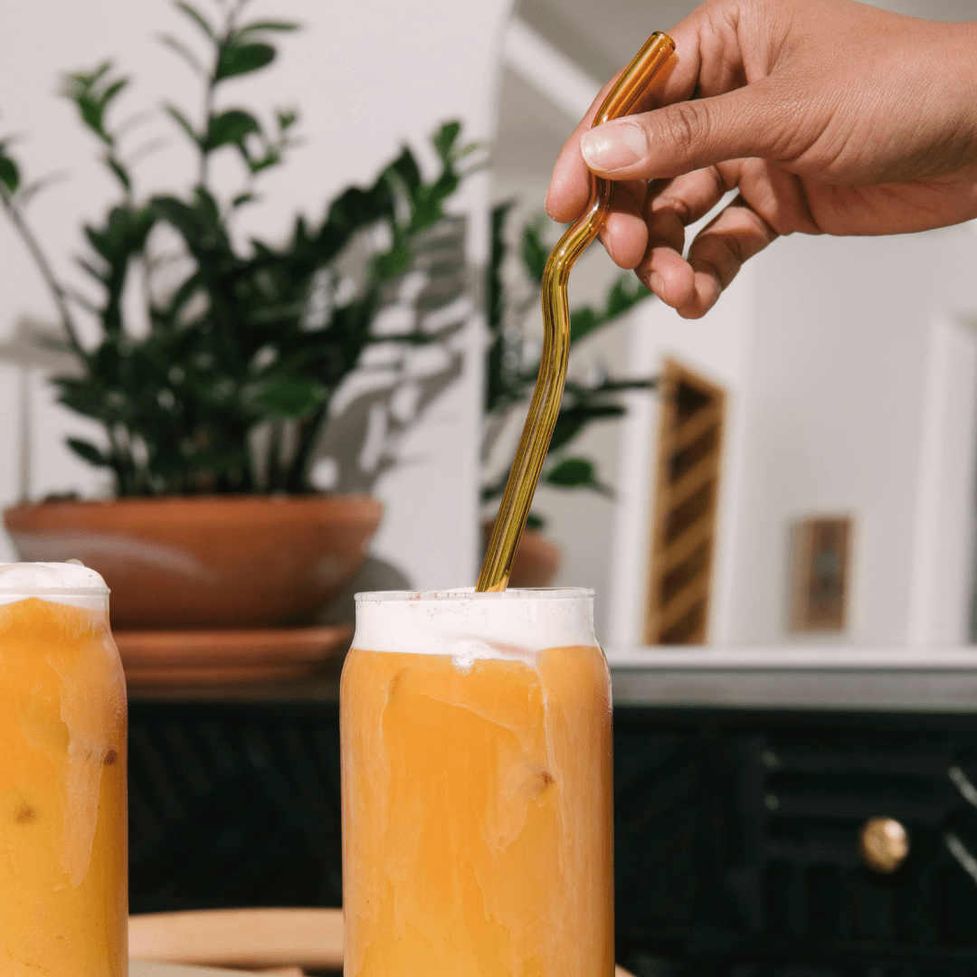 Squiggle Glass Straws - Joy