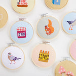 Squirrel Cross Stitch Kit - Joy