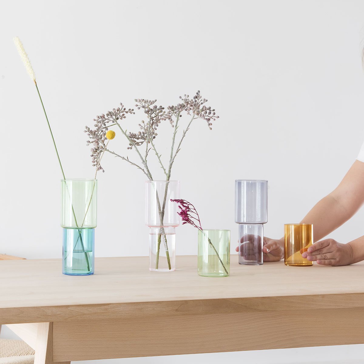 Stacking Glass Vase - Joy Gift Shoppe