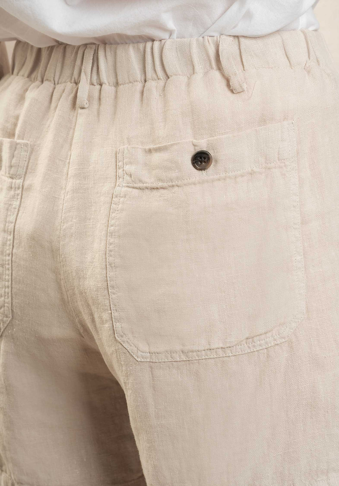 Stefi Woven Shorts - Stone - Joy
