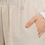 Stefi Woven Shorts - Stone - Joy