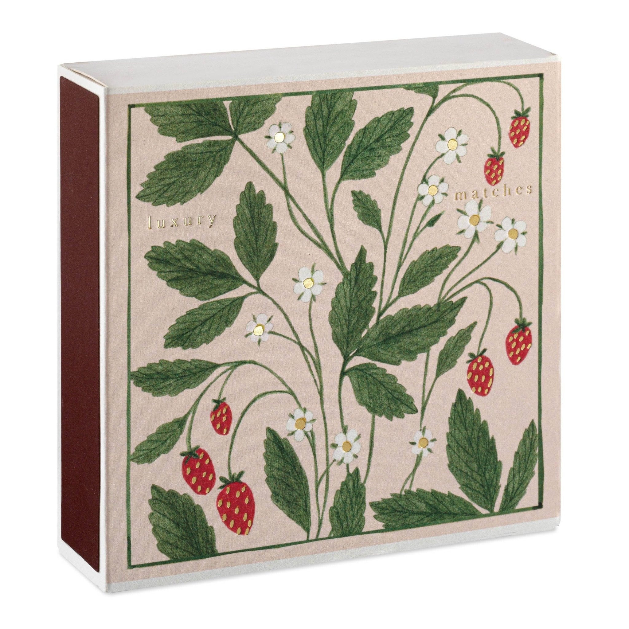 Strawberry Matches | Square - Safety Matches - Joy