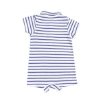 Stripe Vintage Navy Polo Shortie - Joy