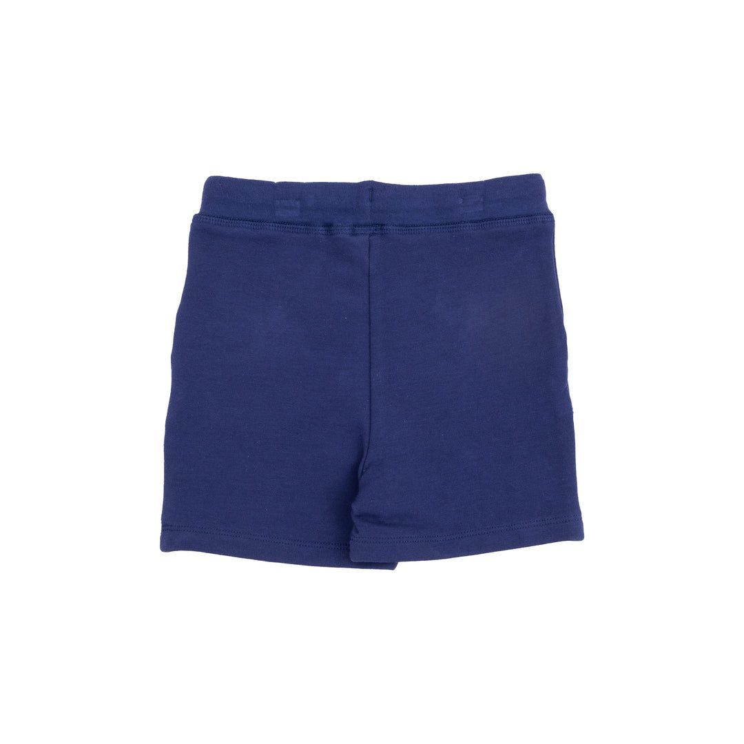 Stripe Vintage Navy Rib Shirt & French Terry Short - Joy