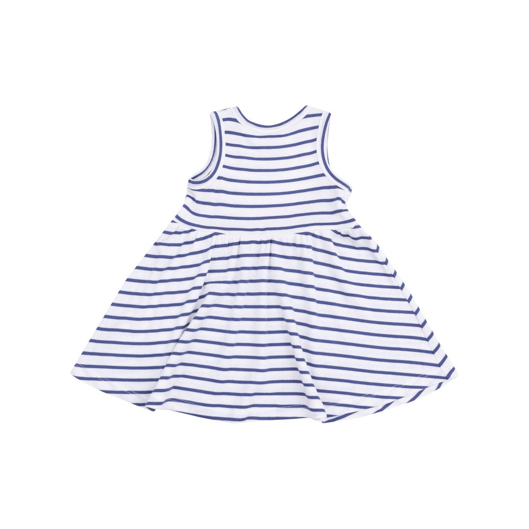 Stripe Vintage Navy Tank Dress & Bloomer - Joy