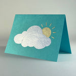 Sun & Cloud on Blue Raspberry - Joy Gift Shoppe