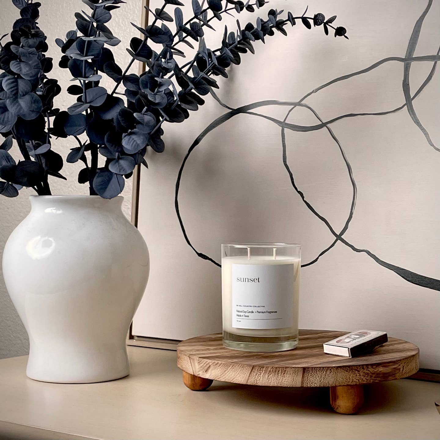 Sunset Candle - Joy