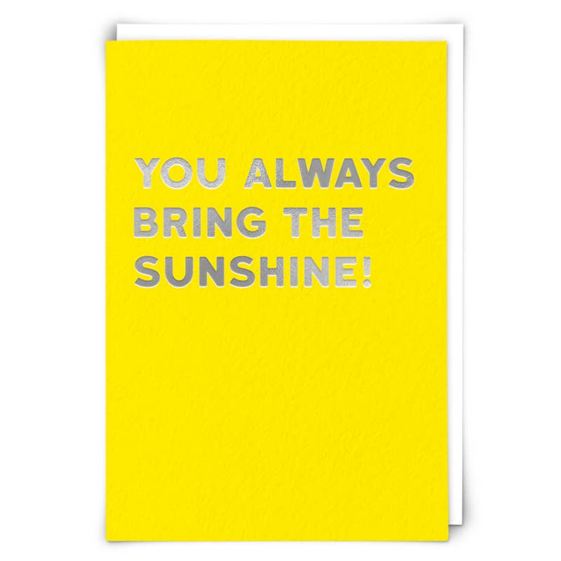 Sunshine Greetings Card - Joy