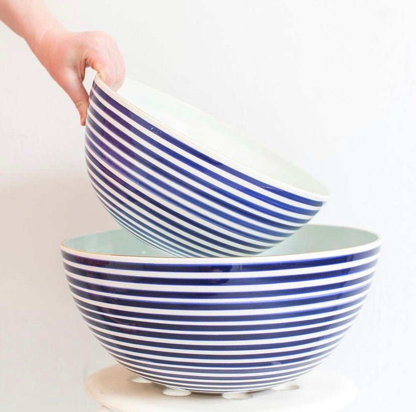 Super Bowl - Slinky Stripe | Delft - Joy Gift Shoppe